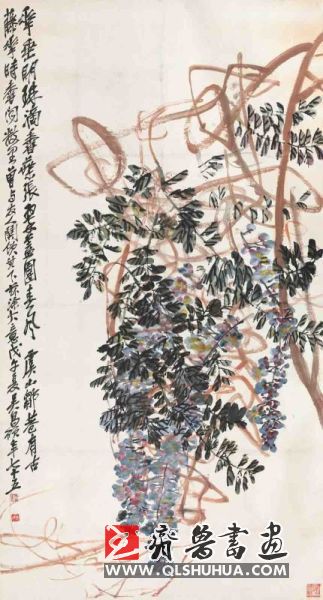 吴昌硕 虞山古藤 嘉德拍卖供图