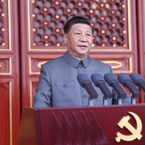 <b>庆祝中国共产党成立100周年大会在天安门广场隆</b>